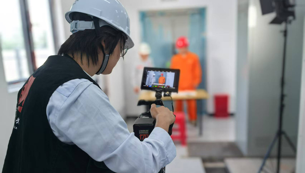 中南院江陵電廠安全專題片拍攝花絮